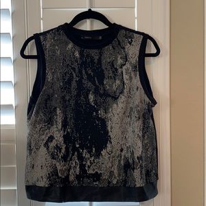 Twenty brand printed black and white shell.